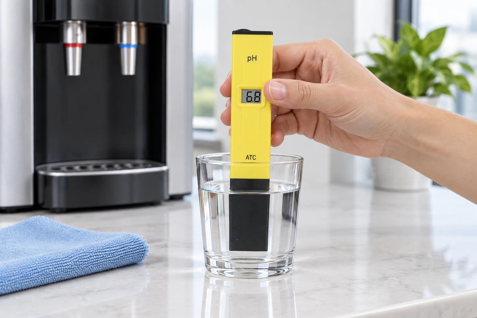 PH METER — illustration originale de son environnement, WaterMaroc.