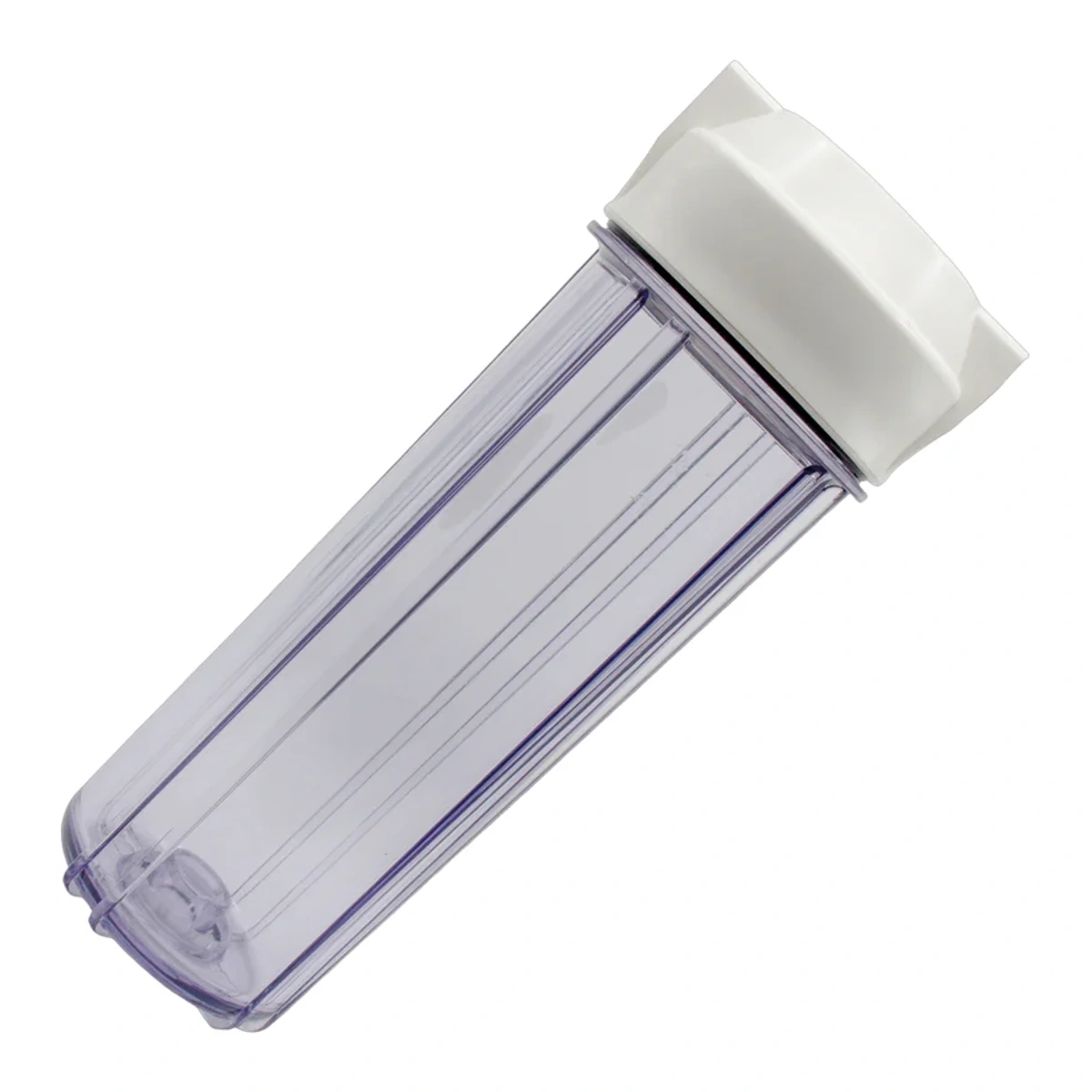 10″ TRANSPARENT HOUSING 1/4″ (double O-ring)