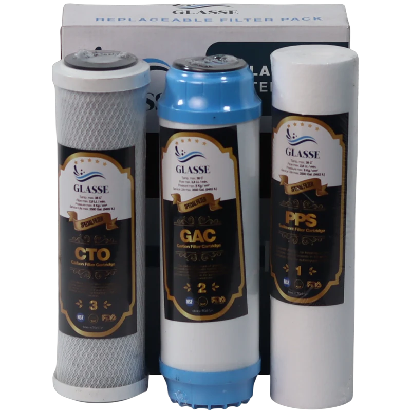 GLASSE KIT 3 POUR OPEN CASE — équipement de filtration d’eau au Maroc