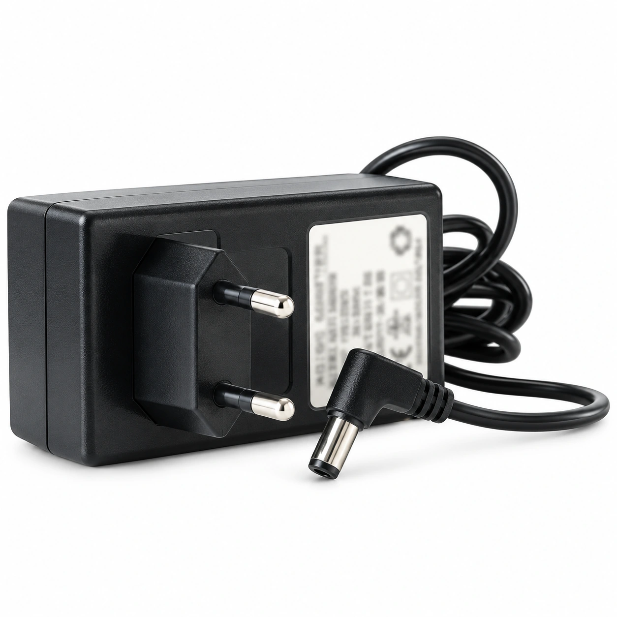 24V SMPS ELECTRONIC ADAPTER — illustration studio sur fond blanc, WaterMaroc.
